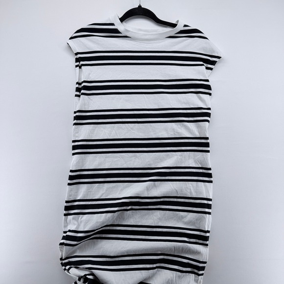 Abercrombie & Fitch Dresses & Skirts - Abercrombie‎ & Fitch Black White Striped Sleeveless T-Shirt Dress XXST Tall